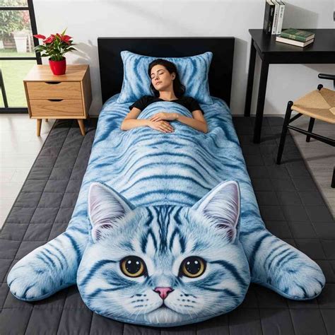 Dreaming in Purr-fect Comfort: Inside the World of Fluffy Cat Shaped ...