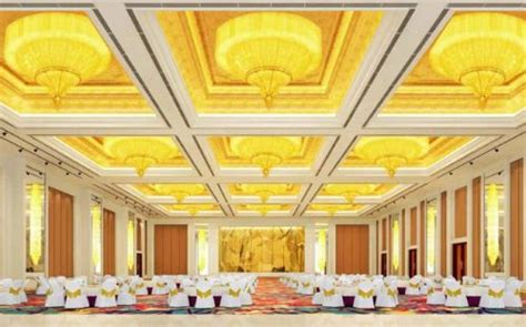 某大型酒店中式宴会厅装修全套施工图（附效果图）-宾馆酒店装修-筑龙室内设计论坛