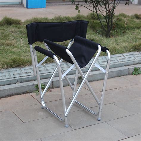 铝合金导演椅折叠椅子 折叠凳休闲椅会展钓鱼野营户外椅加粗铝管-阿里巴巴