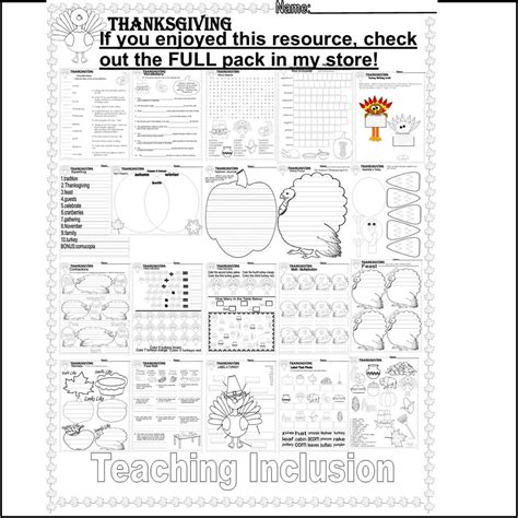 Image result for Thanksgiving 7th Grade Math