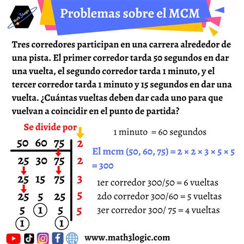 Problemas de Mínimo Común Múltiplo - ¿Cómo saber cuando usar el mcm ...