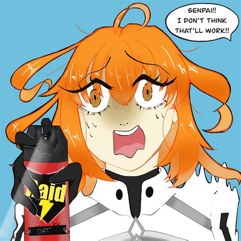 Bug Spray Meme with Gudako : r/grandorder