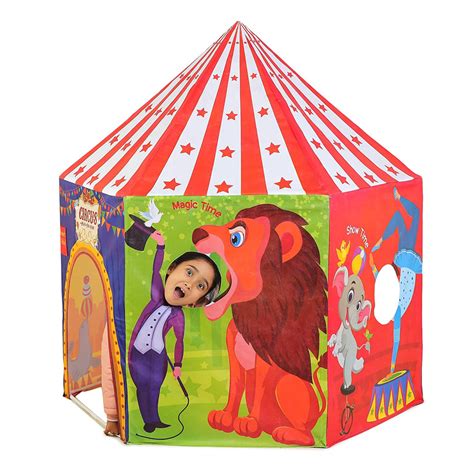 Webby Circus Theme Photobooth Playhouse Tent - Multicolor – Webby Toys