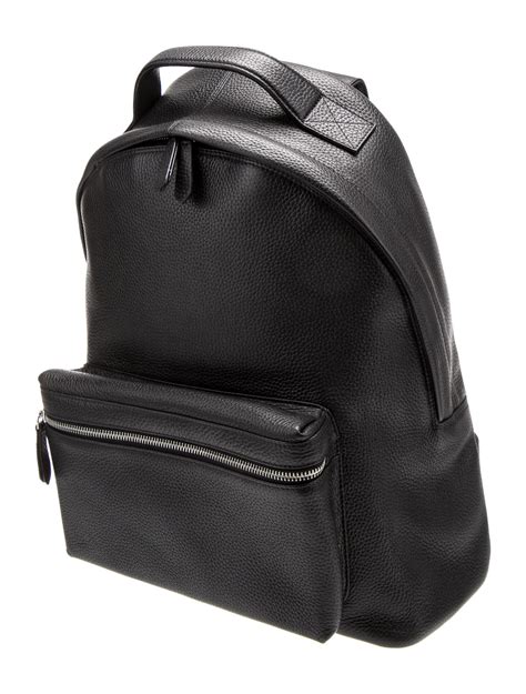 ROYCE New York Leather Backpack - Black Backpacks, Handbags ...