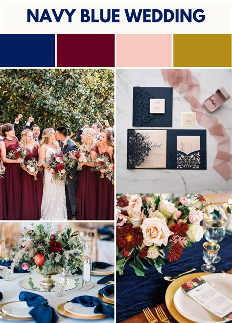 Burgundy and navy wedding theme | Beachweddingtips.com