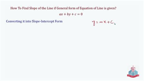 Image result for General Form of a Line Explained