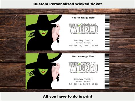 Broadway Tickets Wicked