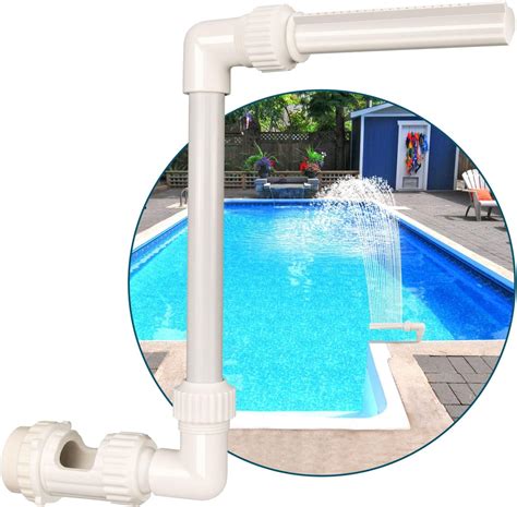 Amazon.com: Hayenda Swimming Pool Fountain - Pool Spa Waterfall Spray ...