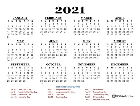 Printable Calendar Months 2021 | Template Business Format