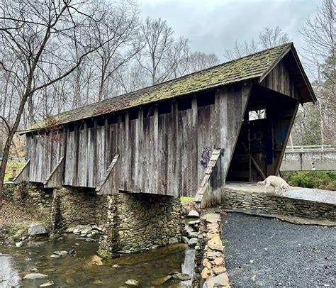 Faith Rock Preserve, Deep River Trail, and the Pisgah Covered Bridge ...