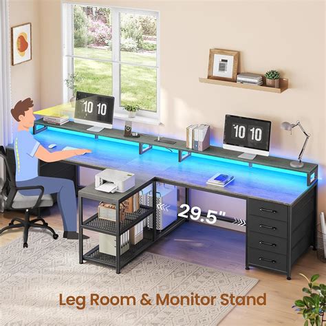 SEDETA 94.5 2 Person Gaming Desk, Long Office India | Ubuy