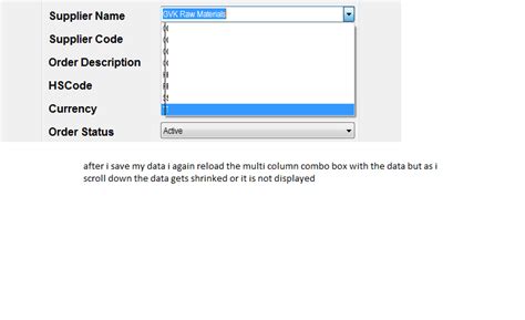 Image result for Multi-Column ComboBox
