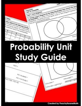 Image result for Probability Study Guide