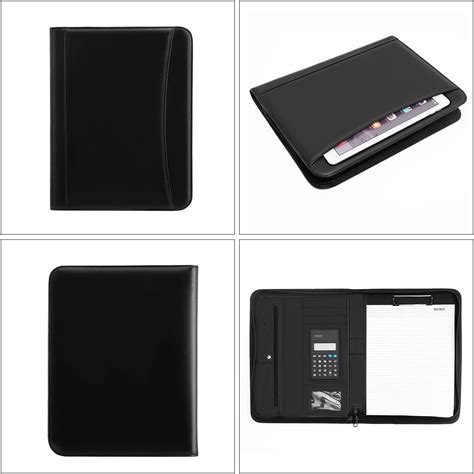 Buy LEASOUL A4 File Folder Padfolio Writing Pad Business Presentation ...