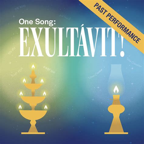 One Song: Exultávit! — The Washington Chorus