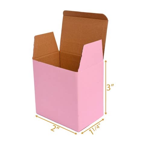 Pink Reverse Tuck Box -2x1.25x3 | Gift Boxes, Eflute Cartons