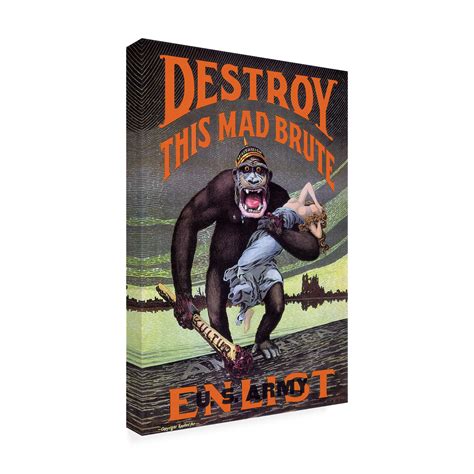 Trinx Print Collection 'Destroy This Mad Brute' Canvas Art - Wayfair Canada