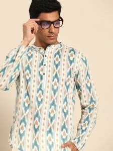 ANOUK Men Printed Straight Kurta - Buy ANOUK Men Printed Straight Kurta ...