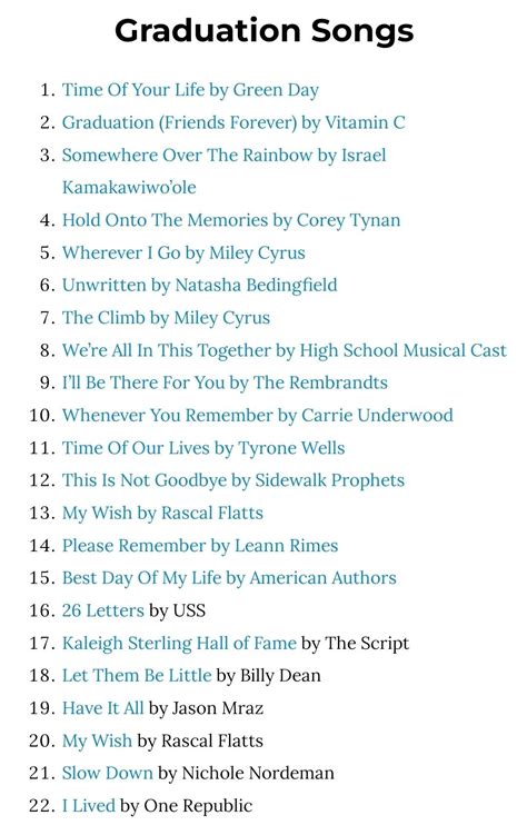 Top 10 Graduation Songs to Celebrate Your Achievement