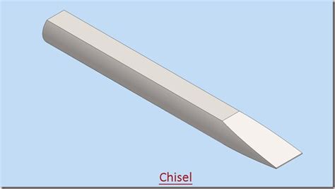 Chisel Simulation On SolidWorks 的图像结果