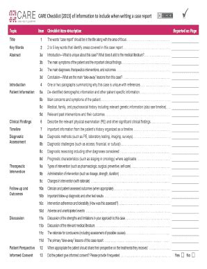 Fillable Online Checklist item description Fax Email Print - pdfFiller