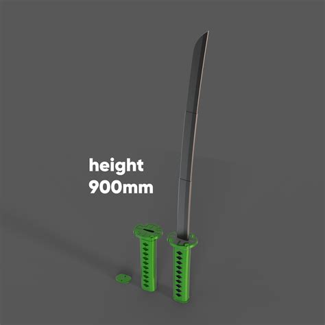 🗡️ COLLAPSIBLE KATANA SWORD COSPLAY SWORD COLLAPSIBLE SWORD・ STL File ...