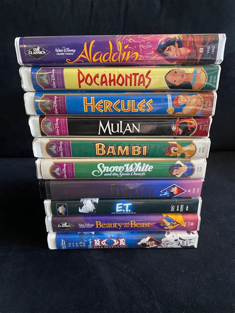 Choose One Or More! Disney 1990's Vintage Movie VHS