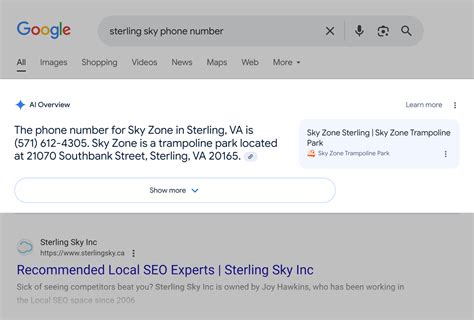 Time to check your phone numbers in AI Overviews