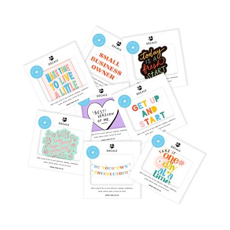 Decals | Draw & Write – 7mm - Fine Paper Stationery