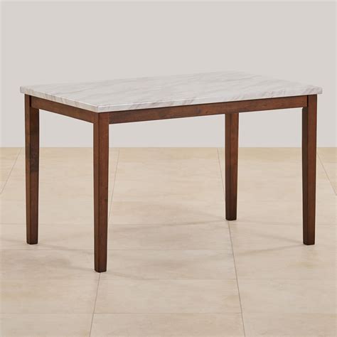 Buy Jasper Faux Marble 4-Seater Dining Table from Home Centre at just ...