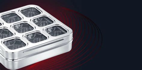 AVIAS 9 Compartments Stainless Steel Spice Box/Dry Fruit Box – Avias world