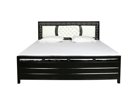 Indian Furniture Metal Bed with Hydraulic Storage Queen Size Bed sprawl ...