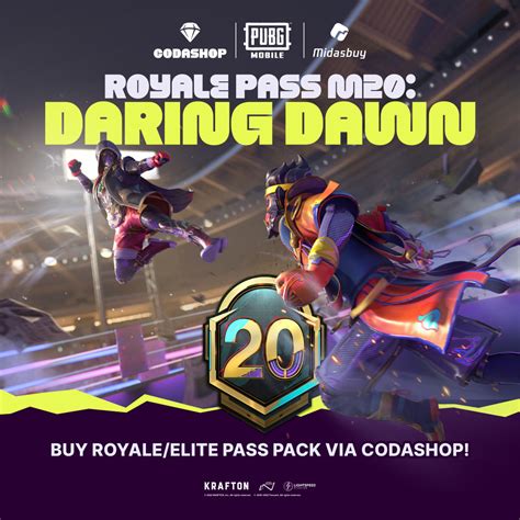 PUBG Mobile "Daring Dawn" Royale Pass M20 | Codashop Blog Malaysia