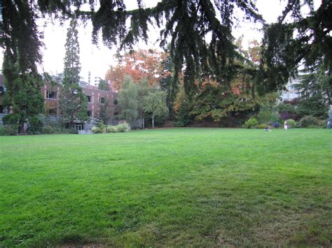 Seattle University Union Green, looking at the Pigott Building # ...