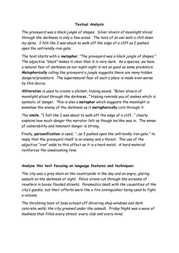 Image result for GCSE English Language Analysis