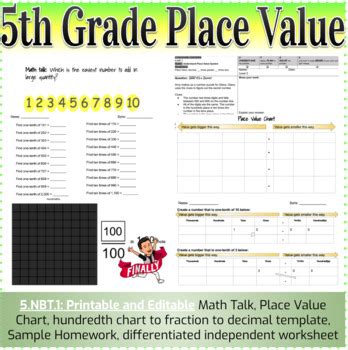 Image result for 5th Grade Math Place Value Chart