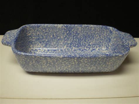 🔥 Free Download Los Angeles Pottery Blue Stipple Spongeware And Similar ...