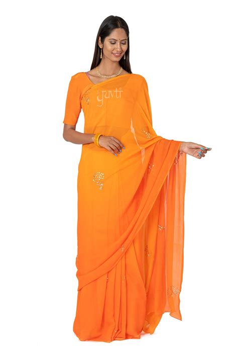 Buy Pure Chiffon Mughal Mukesh Work | Pure Chiffon Saree | YUVTI ...