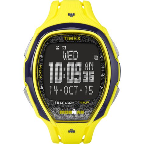 Timex Timing Outdoor Unisex Digital Yellow Dial Oval Case Lightweight