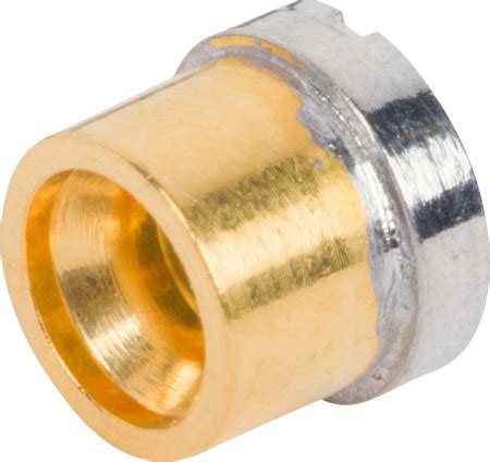 SMPM Male PCB Surface Mount Connector (Glass Seal, Pre-Tinned), SB | SV ...