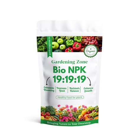 Gardening Zone Bio NPK 19-19-19 – Complete Plant Nutrition for Faster
