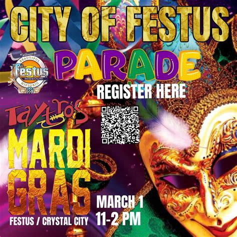 2025 Twin City Mardi Gras Parade , Main St, Festus, MO 63028, United ...