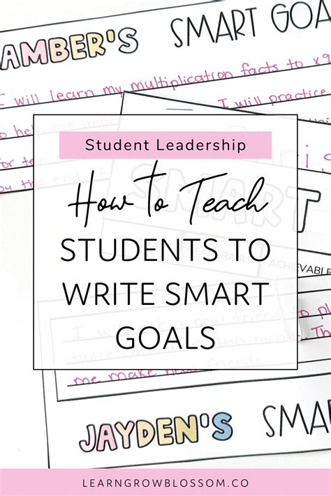 Image result for Student Smart Goals Examples