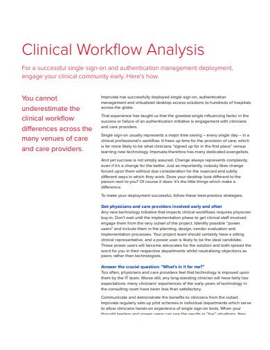 Image result for Workflow Analysis Nurse Example