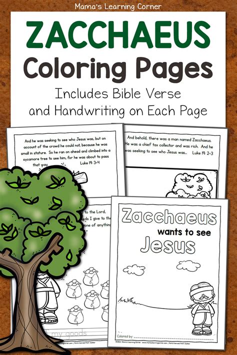 Image result for Zacchaeus Printable