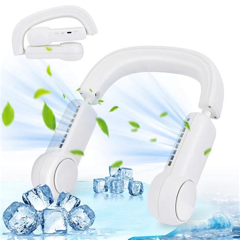 BestMal Portable Neck Fan, Bladeless Personal Fan, Rechargeable Hands ...