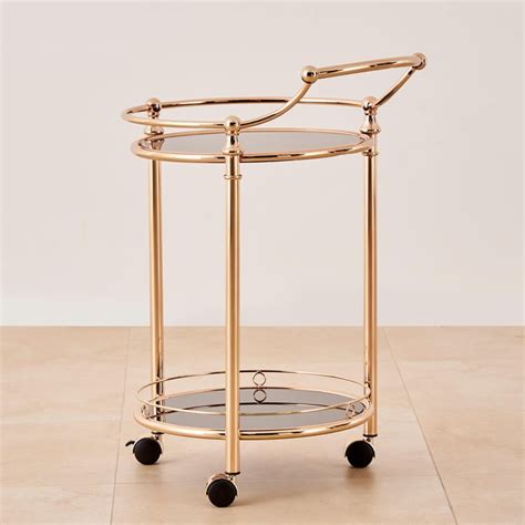 Buy Cora Serving Trolley - Gold from Home Centre at just INR 32495.0