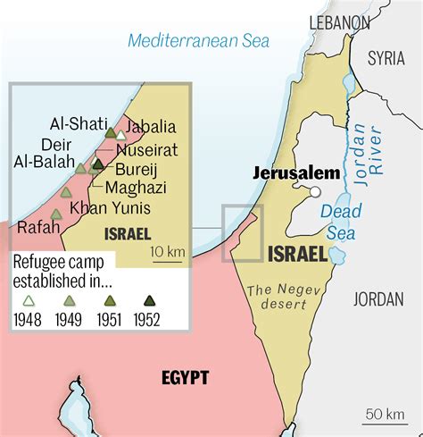 10 maps to understand Gaza's tumultuous history