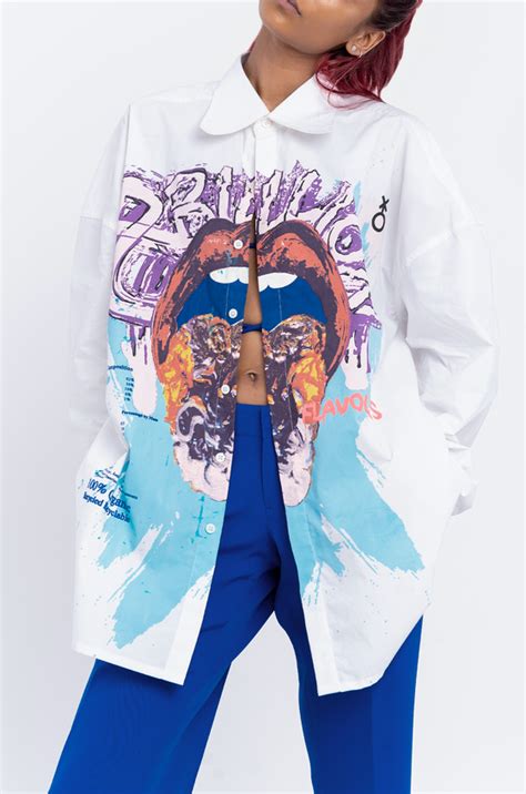 '8 Billion Flavours' Shirt (White) – HUEMN