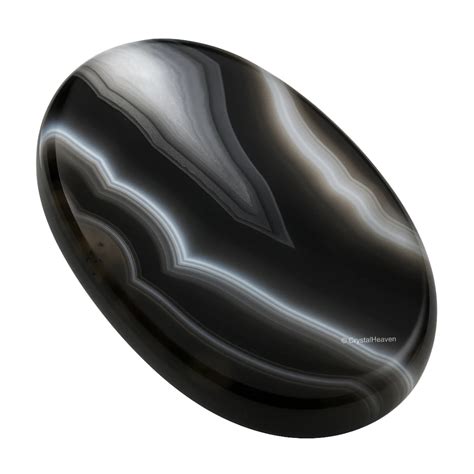 Black Onyx Worry Stones for Anxiety - Thumb Healing Stones for Relaxation